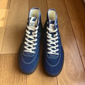 NWOB Vans Skate Crockett High Decon Denim Shoe Sneakers Men’s Size 11